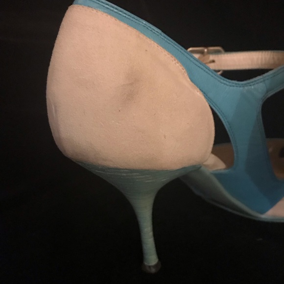 Narciso Rodriguez suede and leather heels, sz 38 - Picture 4 of 6